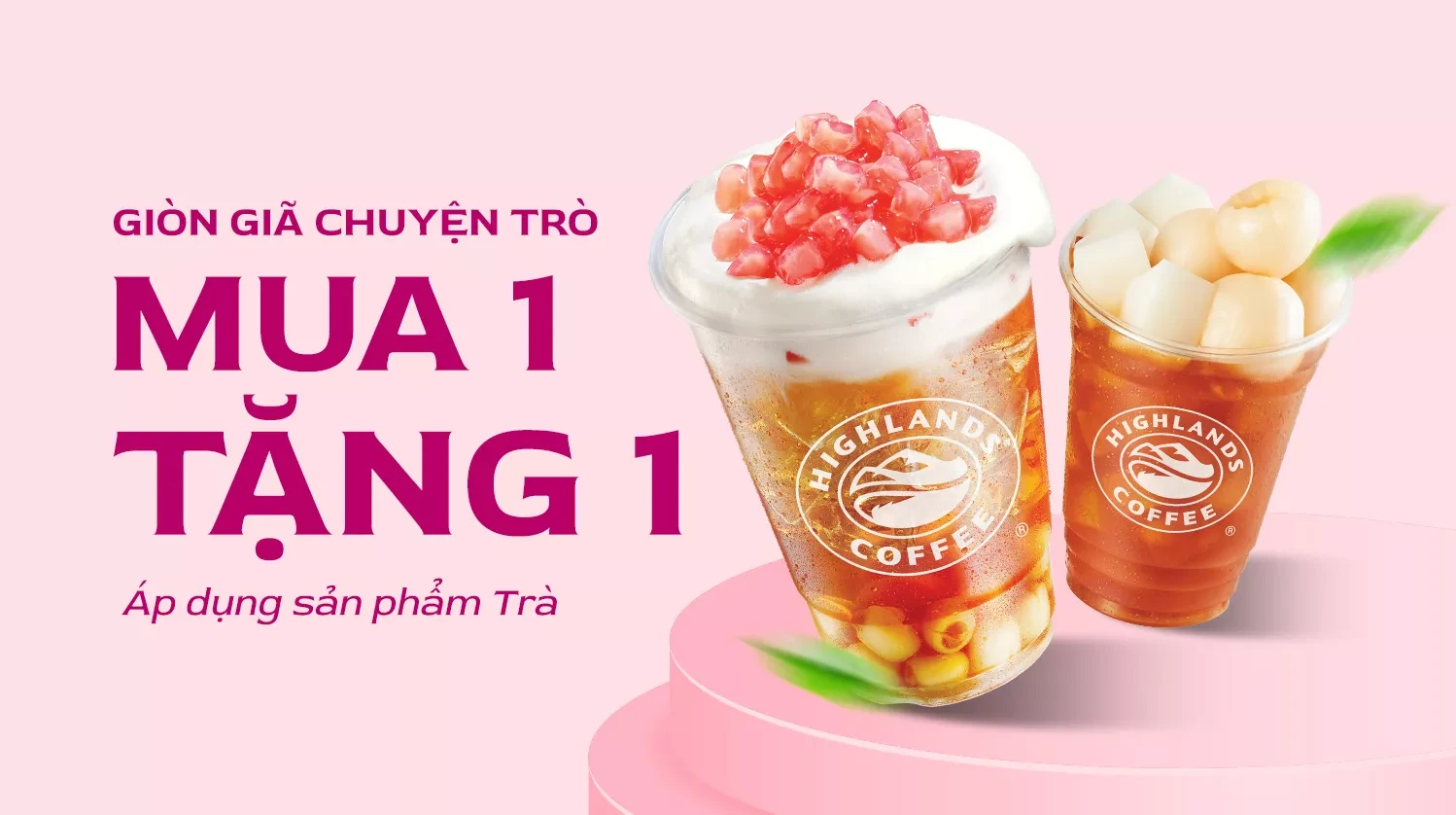 Giòn giã chuyện trò — mua 1 tặng 1, áp dụng sản phẩm trà